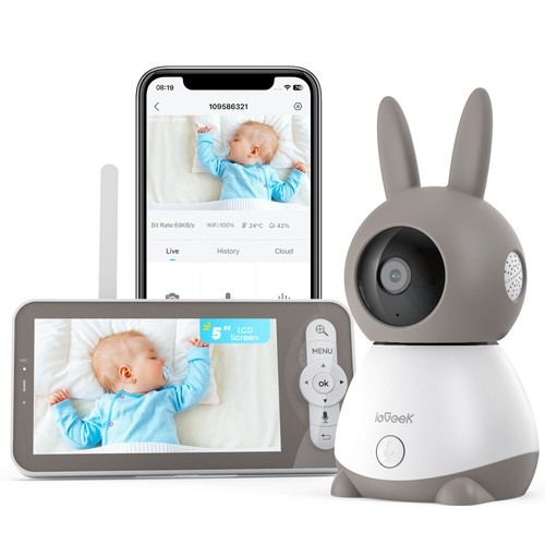 Baby monitor 3mp iegeek - iegeek, 5"
